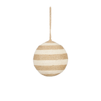 Orn. bal d10h10cm bruin