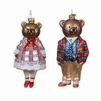 Orn.glas beer l7.3b6.8h16cm brn a2