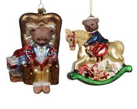 Orn.glas beer l9.5b10.3h12.2 brn a2