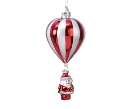 Orn.glas d7h15cm ballon kerstman wt