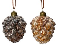 Orn.glas denappel l8b8h10cm a2