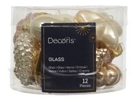 Orn.glas figuur l2b4h4cm parel 12st