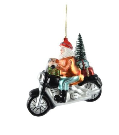 Orn.glas kerstman l12.6b6.5h11 mlt