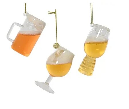 Orn.gls fles l5b4.7h8.7cm helder per stuk