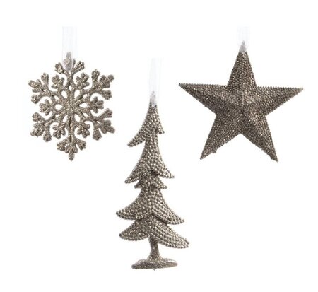 Orn.plc glitter champagne a3