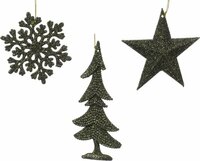 Orn.plc hanger h10.5cm per stuk dengrn