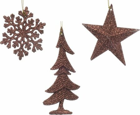 Orn.plc hanger h10.5cm per stuk esprss