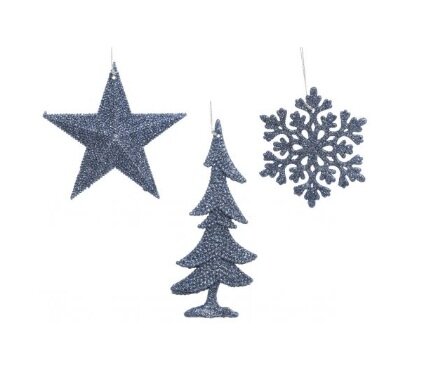 Orn.plc kerstfiguur l10cmn.blw per stuk