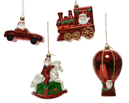 Orn.plc kerstfiguur rood a4