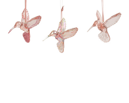 Orn.plc kolibrie l9.50b7.10h9cm roze a3