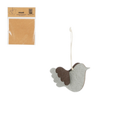 Orn. vogel l10b9h7cm l.groen