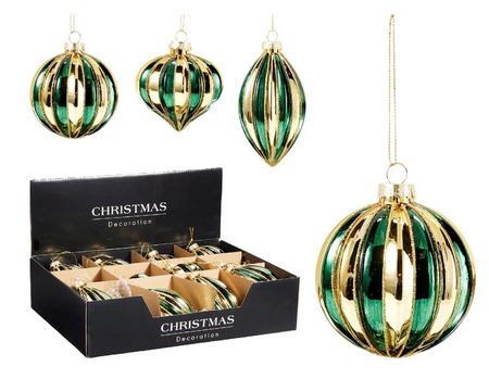 ORNAMENT 3ASS VORM GROEN
