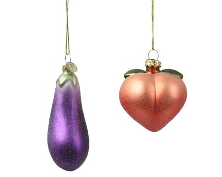 Ornament glas l5.6b6h6.6cm a2