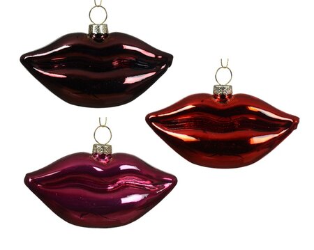 Ornament glas l9b3.3h4.9cm a3