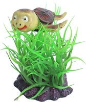 Ornament plant met schildpad l10cm
