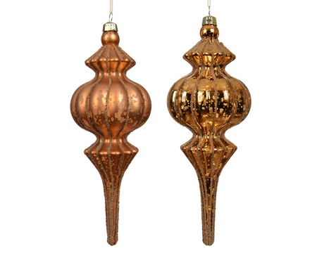 Ornament plastic l7b7h17cm brandy a2