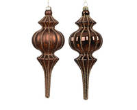 Ornament plastic l7b7h17cm espresso a2