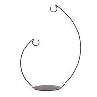 Ornament standrd l35b16h48cm zwart