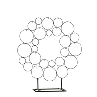 Ornamenthouder l71b18h78cm zwart