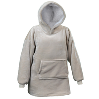 Oversized fleece hoodie chateaugrs