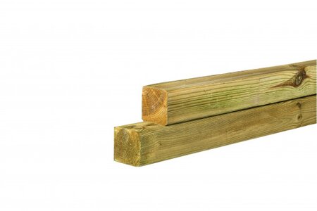 Paal gesch grenen l270b6.8h6.8cm