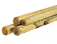 Paal rond gepunt gekroond b6h150cm