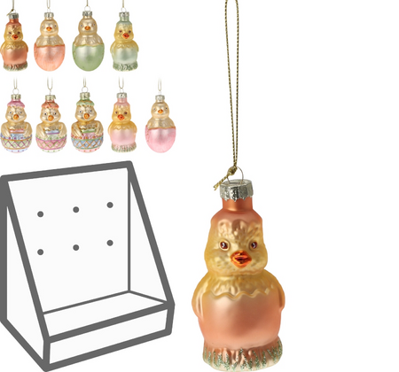 PAAS KIP HANGER 9CM 3ASS