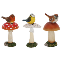 Paddenstoel met vogel h21.9 mlti a3