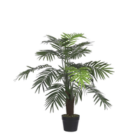 Palm in pot d70h100cm groen (Zijde-plant)