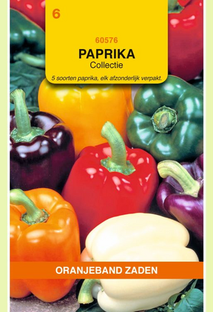 Paprika collectie 5 kleuren 25zd - afbeelding 1