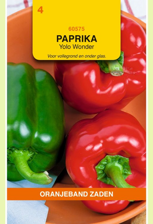 Paprika yolo wonder 1.5g - afbeelding 1