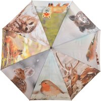Paraplu winterdieren print