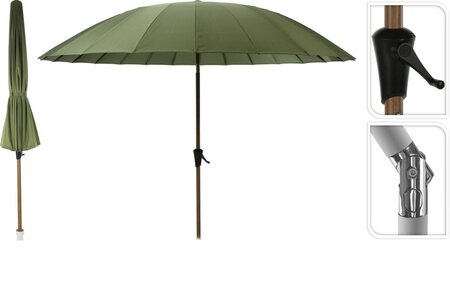 PARASOL SHANGHAI 280CM GROEN
