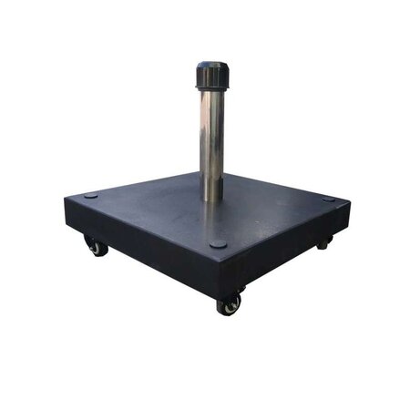 Parasolvoet 4 wln 50kg graniet zwart
