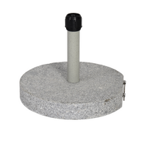 Parasolvoet graniet grijs 30kg