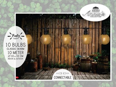 Partylights 10l/l10m classic d10cm