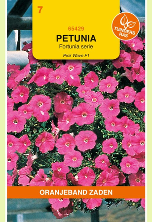 Petunia pink wave f1 hybride 12pil - afbeelding 1