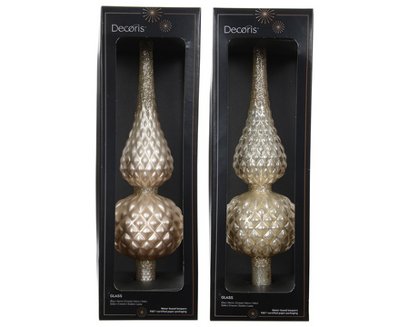 Piek glas d8.70h30.5cm parel