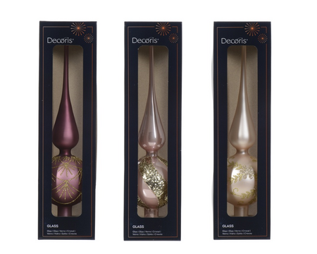 Piek glas d8l31cm a3 roze