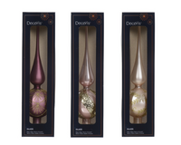 Piek glas d8l31cm a3 roze