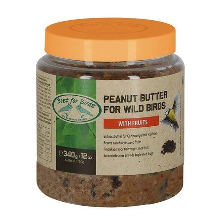 Pindakaas vruchten pet