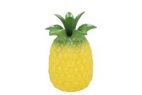 PINEAPPLE TROPICAL YELLOW VASE18X18X28CM