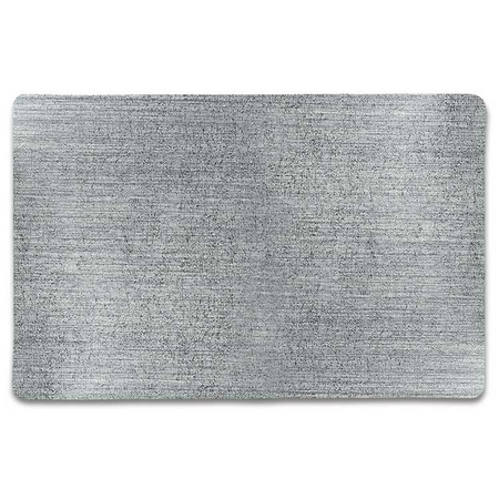 Placemat metallic l30b45cm zilver