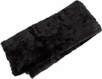 Plaid bont l140b180cm zwart - afbeelding 1