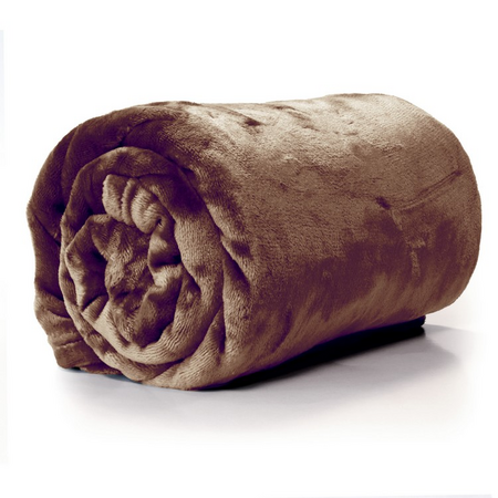 Plaid enzo l180b130cm rocky brown