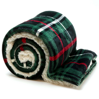 Plaid larsson l200b150cm zwart