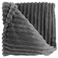 Plaid lex 200x150cm donkergrijs