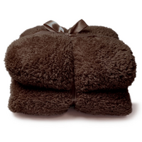 Plaid teddy l200b150cm rocky brown