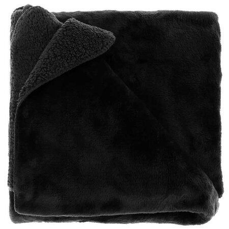 Plaid torvah l200b150cm zwart