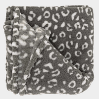 Plaid zion 200x150cm donkergrijs